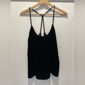 Zara Velvet top size XS in Black